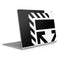 Black and White Geometric Shapes Surface Book 2 15in Skin