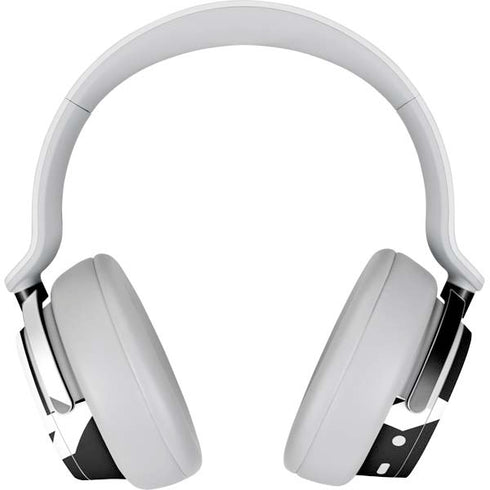Black and White Geometric Shapes Surface Headphones Skin