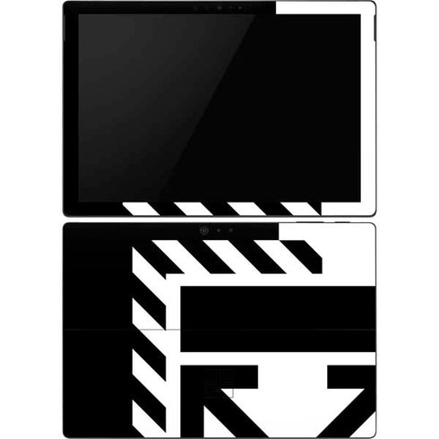 Black and White Geometric Shapes Surface Pro 6 Skin