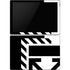 Black and White Geometric Shapes Surface Pro 6 Skin
