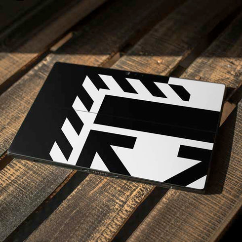 Black and White Geometric Shapes Surface Pro 6 Skin