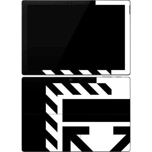 Black and White Geometric Shapes Surface Pro 7 Skin