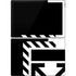 Black and White Geometric Shapes Surface Pro 7 Skin