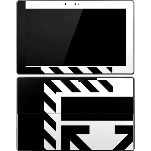 Black and White Geometric Shapes Surface Pro Tablet Skin
