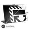 Black and White Geometric Shapes Universal Laptop 16.6in (13.4 x 9.7in) Skin