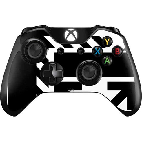 Black and White Geometric Shapes Xbox One Controller Skin
