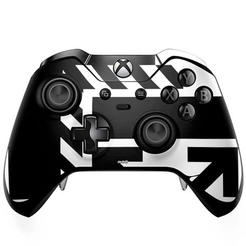 Black and White Geometric Shapes Xbox One Elite Controller Skin