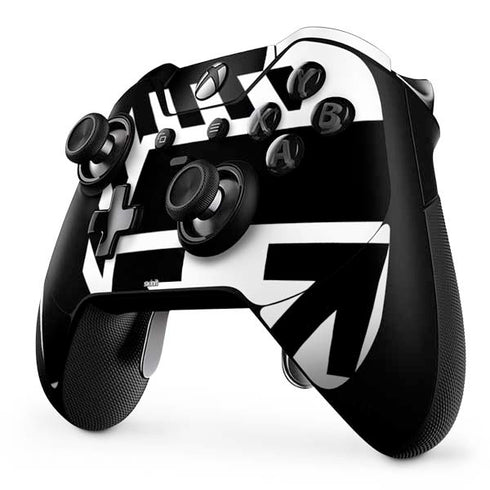 Black and White Geometric Shapes Xbox One Elite Controller Skin