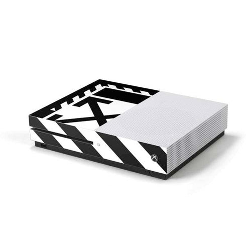 Black and White Geometric Shapes Xbox One S Console Skin