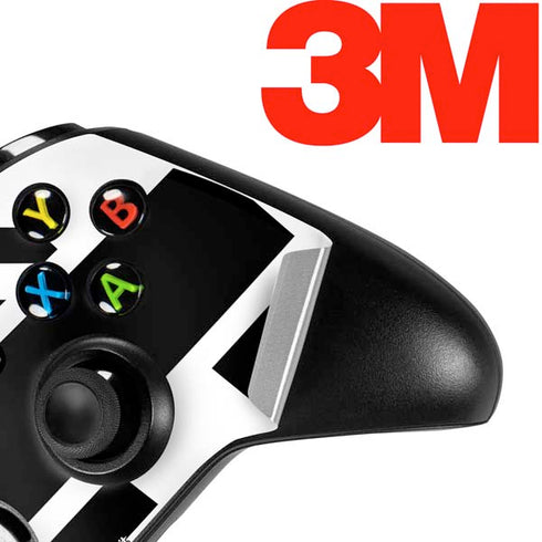 Black and White Geometric Shapes Xbox One X Controller Skin