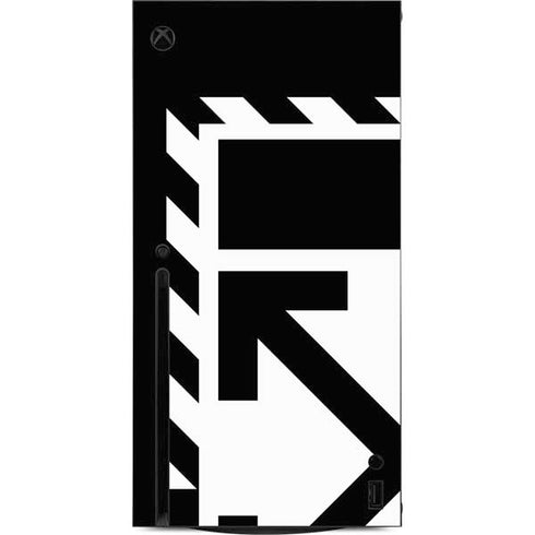Black and White Geometric Shapes Xbox Series X Console Skin