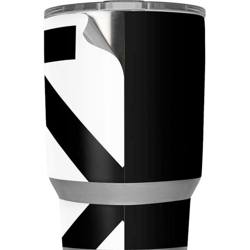 Black and White Geometric Shapes Yeti 20oz Tumbler Skin
