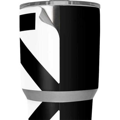 Black and White Geometric Shapes Yeti 30oz Rambler Tumbler Skin