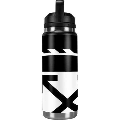 Black and White Geometric Shapes YETI Rambler 26oz Bottle Skin