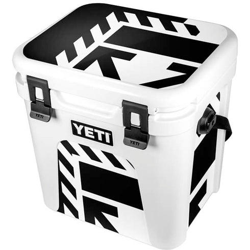 Black and White Geometric Shapes YETI Roadie 24 Hard Cooler Skin