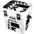 Black and White Geometric Shapes YETI Roadie 24 Hard Cooler Skin