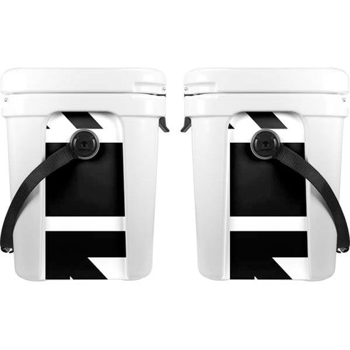 Black and White Geometric Shapes YETI Roadie 24 Hard Cooler Skin