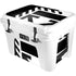 Black and White Geometric Shapes YETI Tundra 35 Hard Cooler Skin