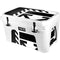 Black and White Geometric Shapes YETI Tundra 45 Hard Cooler Skin