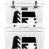 Black and White Geometric Shapes YETI Tundra 45 Hard Cooler Skin