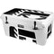 Black and White Geometric Shapes YETI Tundra 65 Hard Cooler Skin