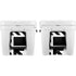 Black and White Geometric Shapes YETI Tundra 75 Hard Cooler Skin