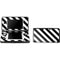 Black and White Geometric Stripes 3DS (2011) Skin