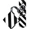 Black and White Geometric Stripes Amazon Fire TV Skin