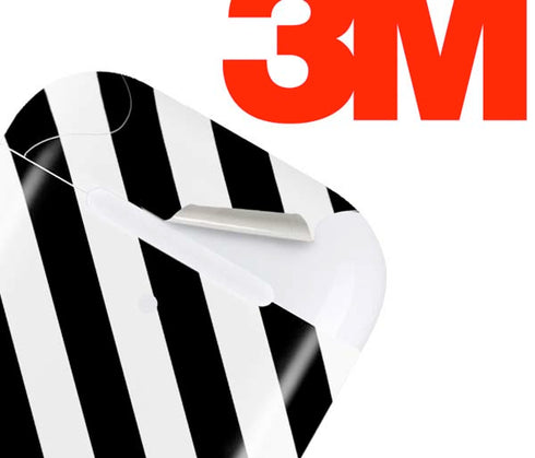 Black and White Geometric Stripes Apple AirPods 2 Skin