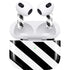 Black and White Geometric Stripes Apple AirPods (3rd Gen 2021) Skin