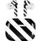 Black and White Geometric Stripes Apple AirPods Pro Skin