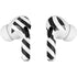 Black and White Geometric Stripes Apple AirPods Pro Skin