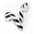 Black and White Geometric Stripes Apple AirPods Skin
