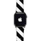 Black and White Geometric Stripes Apple Watch Band 42-44mm
