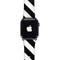 Black and White Geometric Stripes Apple Watch Band 38-40mm
