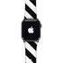 Black and White Geometric Stripes Apple Watch Band 38-40mm