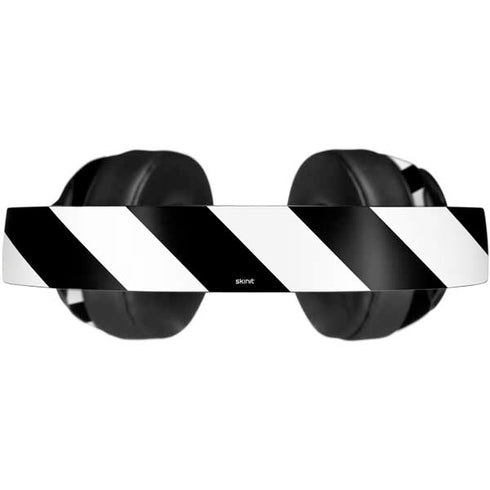 Black and White Geometric Stripes Beats Solo Pro Skin