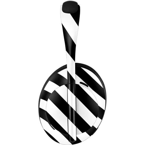 Black and White Geometric Stripes Bose Noise Cancelling Headphones 700 Skin