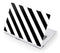 Black and White Geometric Stripes Acer Chromebook Skin