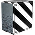 Black and White Geometric Stripes Cooler Master MasterBox Q300L Mini Tower Skin
