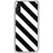 Black and White Geometric Stripes Galaxy A10e Clear Case