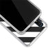 Black and White Geometric Stripes Galaxy A10e Clear Case