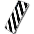 Black and White Geometric Stripes Galaxy A10e Clear Case