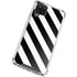 Black and White Geometric Stripes Galaxy A12 Clear Case