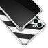Black and White Geometric Stripes Galaxy A13 5G Clear Case