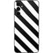 Black and White Geometric Stripes Galaxy A14 5G Skin
