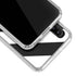Black and White Geometric Stripes Galaxy A20 Clear Case