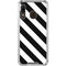 Black and White Geometric Stripes Galaxy A30 Clear Case