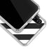 Black and White Geometric Stripes Galaxy A30 Clear Case