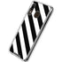 Black and White Geometric Stripes Galaxy A30 Clear Case